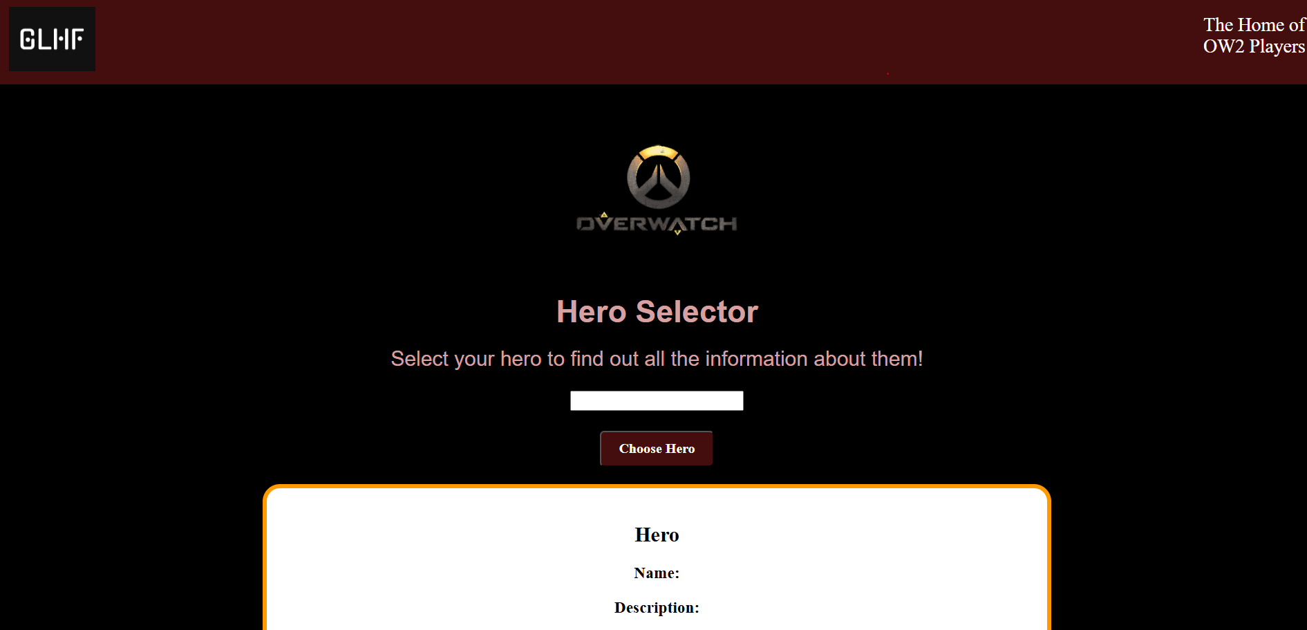 GLHF Website Images